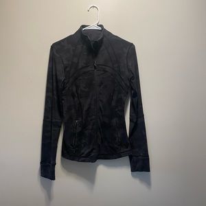 lululemon zip up jacket. Camo pattern.